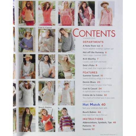 burda VERENA knitting Summer 2009 / Europe's top knit magazine