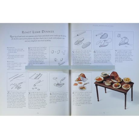 Making Doll's House Miniatures with Polymer Clay / SUE HEASER