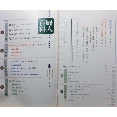 NHK婦人百科 昭和56年 / 1981年11月号