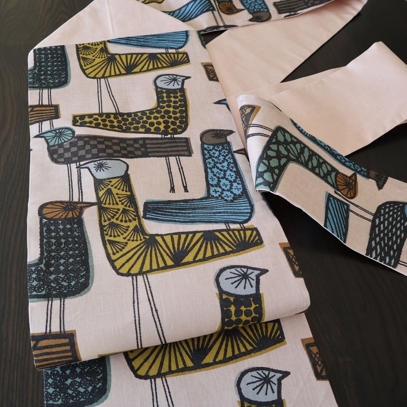 ミナペルホネン mina perhonen なごや帯 ハイブランド帯 紀亀 名古屋帯  