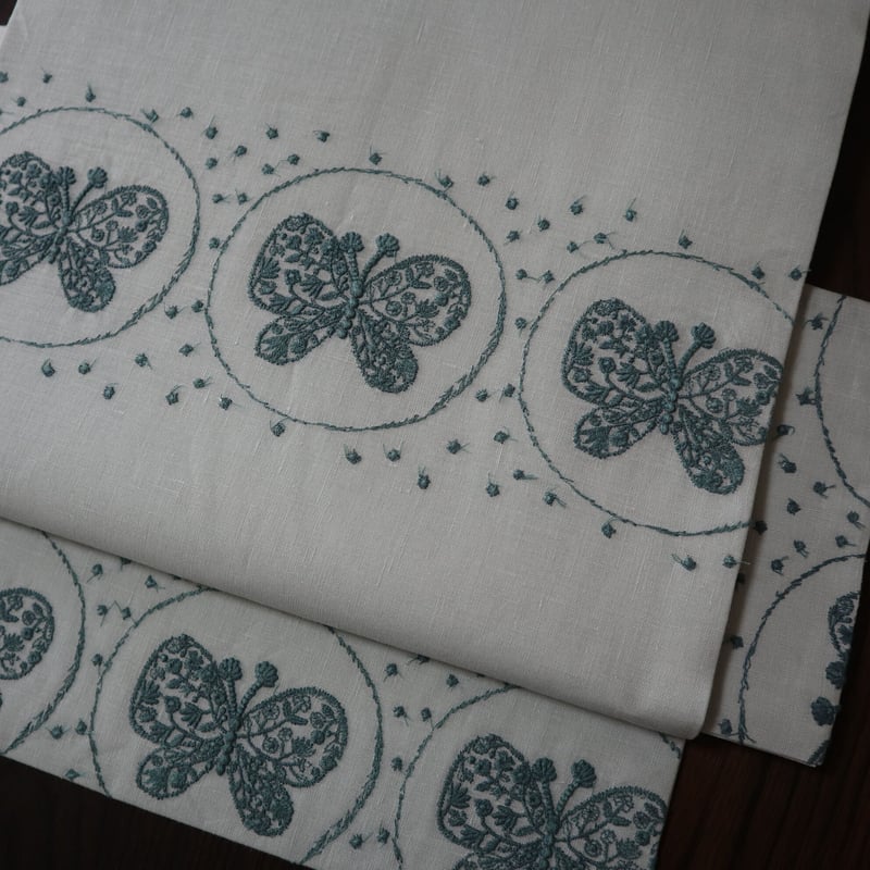 ミナペルホネン mina perhonen forest wing なごや帯 ハイブランド帯 