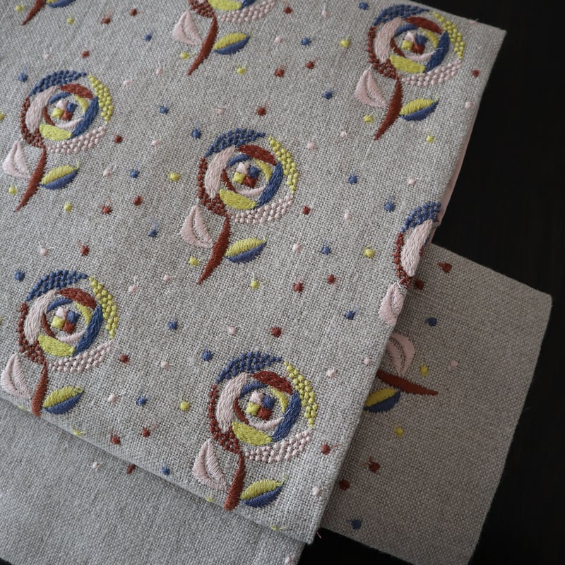 ミナペルホネン mina perhonen 麻 なごや帯 ハイブランド帯 紀亀  