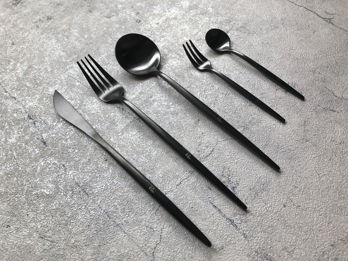 Cutlery Tea Series / Black | Rim