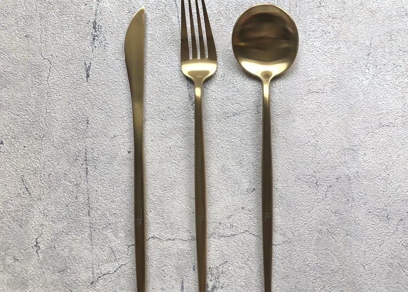 Cutlery Dinner Series / Gold | Rim