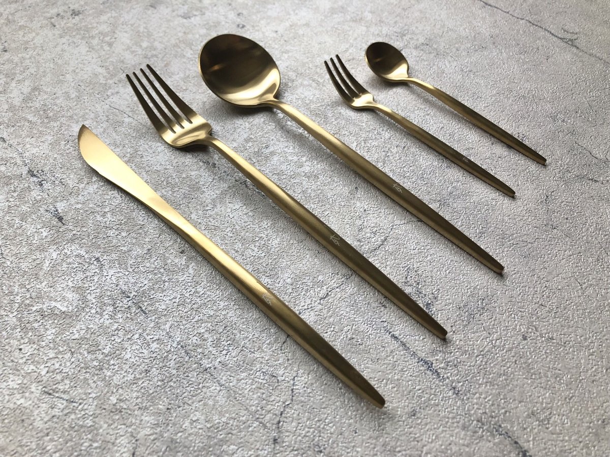Cutlery Dinner Series / Gold | Rim