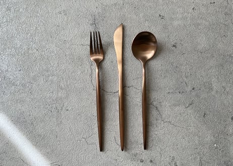 Cutlery Dessert Series / Pink Gold