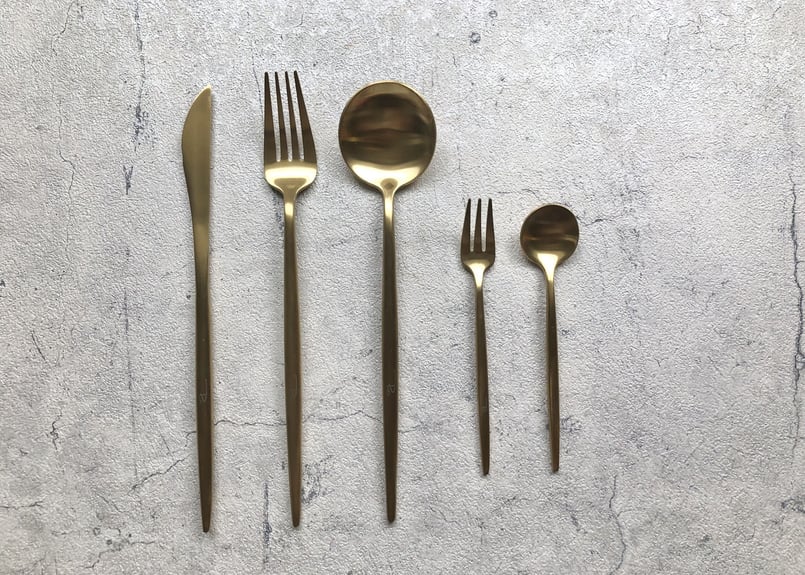 Cutlery Dinner Series / Gold | Rim