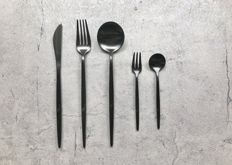 Cutlery Tea Series / Black | Rim