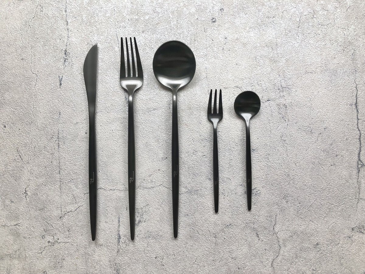 Cutlery Tea Series / Black | Rim