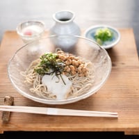 京北　山国納豆ねばとろそば（京北納豆+生蕎麦+とろろ+そば出汁+温泉玉子+薬味）