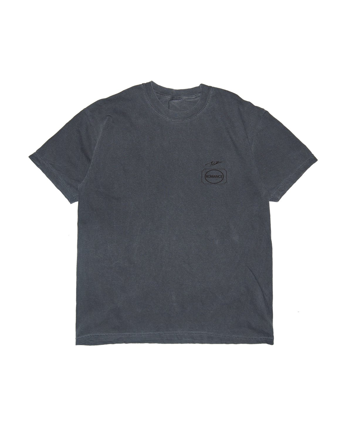 tee-005 Garment Dyed pepper/orange/black/ss/GD