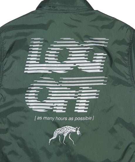 jkt-025 green/white/jkt コーチジャケット