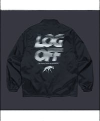jkt-025 black/white/jkt コーチジャケット