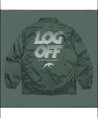 jkt-025 green/white/jkt コーチジャケット