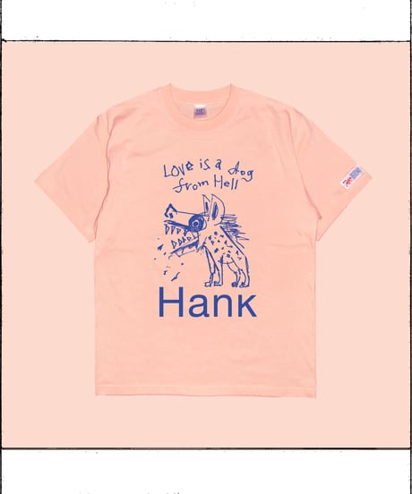 tee-026 apricot/trafficblue/ss