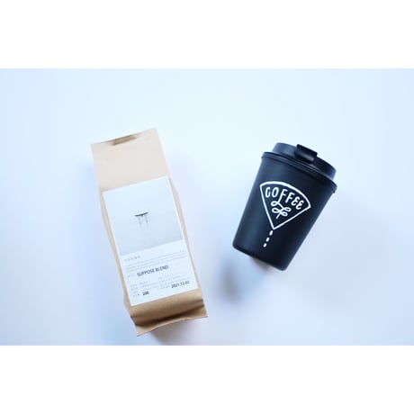 SHASHOKUDO × CHALKBOY コラボ　オリジナルタンブラー & オリジナルドリップコーヒー or BREWTEAセット