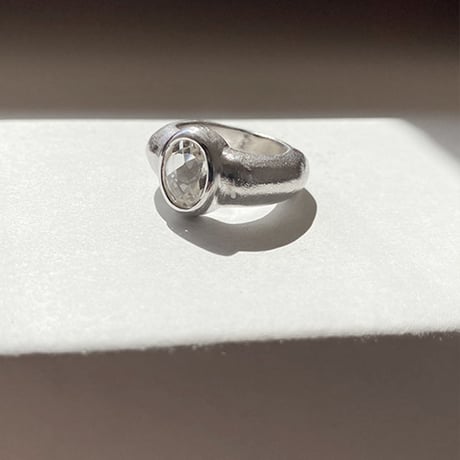 Chubby Ring Crystal stone  #13