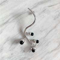 Silver Earrings   (21SSP2-O) L