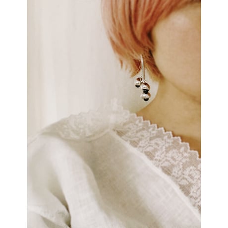 Silver Earrings   (21SSP1-O) M