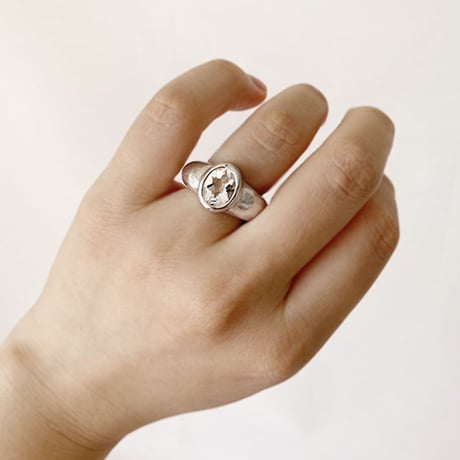 Chubby Ring Crystal stone  #13