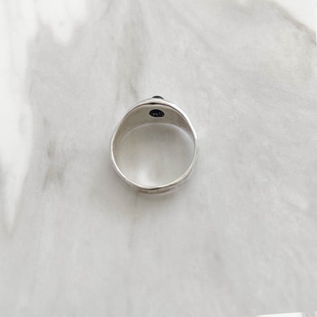 22R7-BK  Silver Ring #14