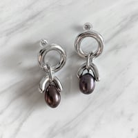 Silver Earrings   (21SSP6-BP)