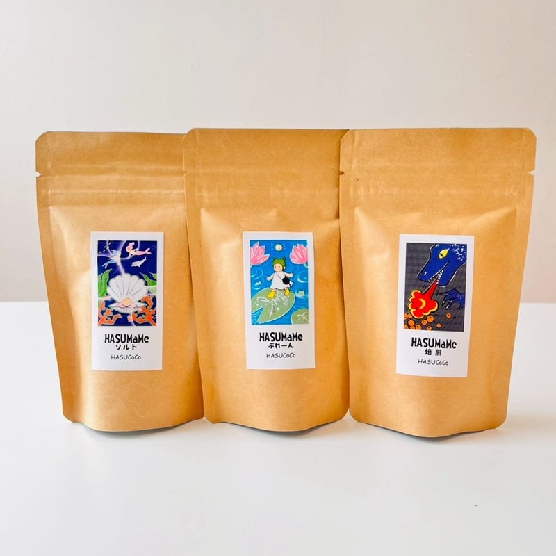 ベトナム蓮根の豆 はすまめ 定番セット ベトナム産 蓮の実 ハス種子 はすの実