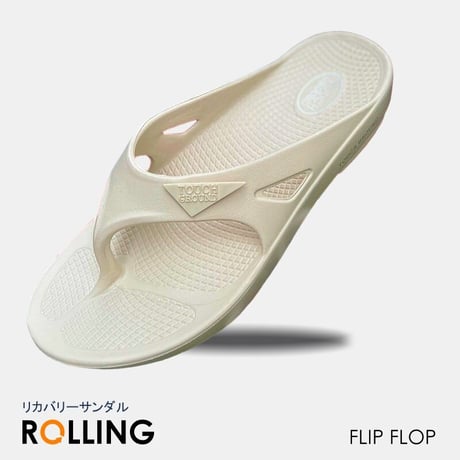 Flip Flopローリングリカバリーサンダル アイボリー