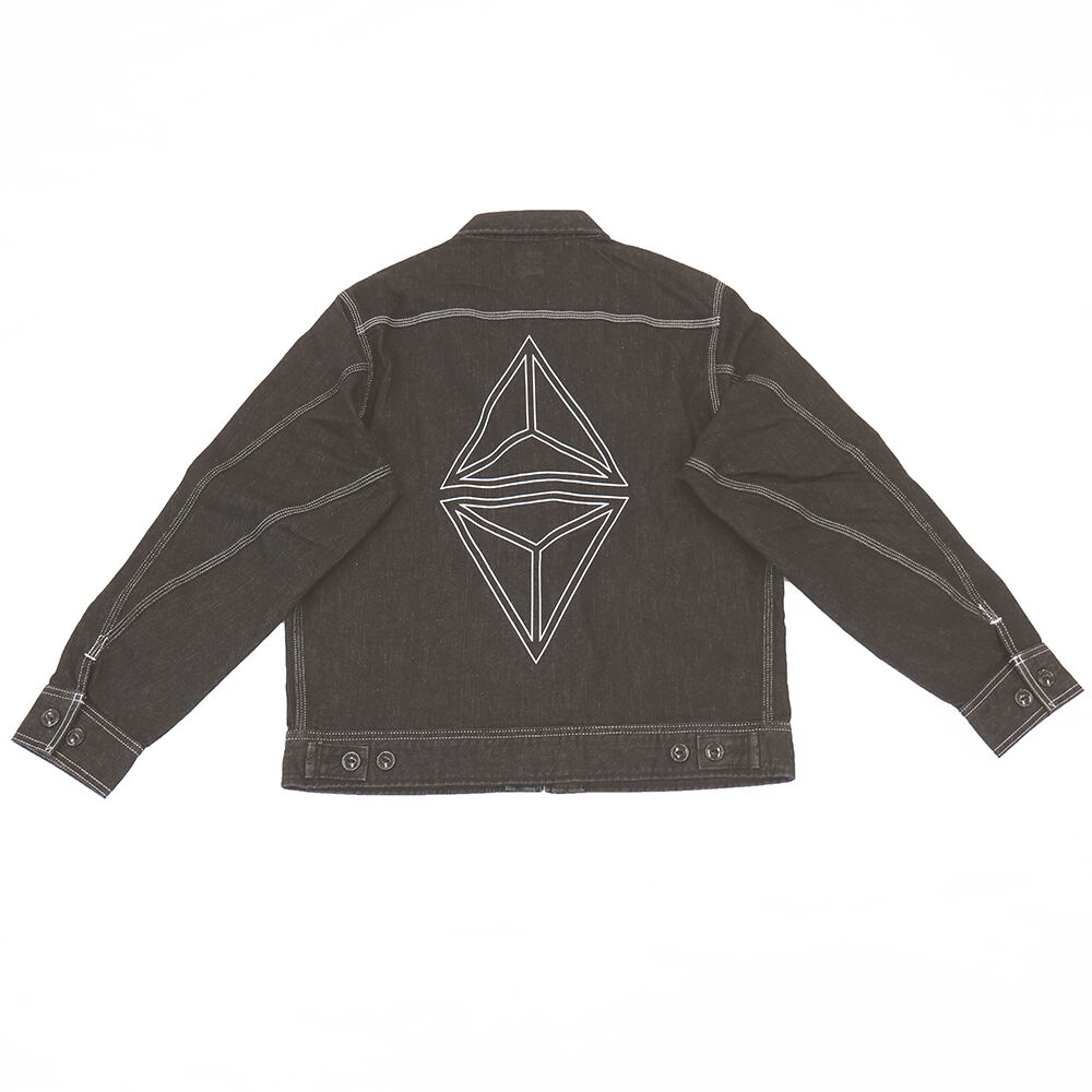 ジップデニムジャケットx Lee(ブラック) reiginal-1023 | Fantasista