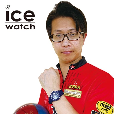 ICE-WATCH（アイスウォッチ） x 笹田泰裕プロ  直筆サイン入りBOX+ステッカー付き腕時計 ICE grace グレースフルブルー