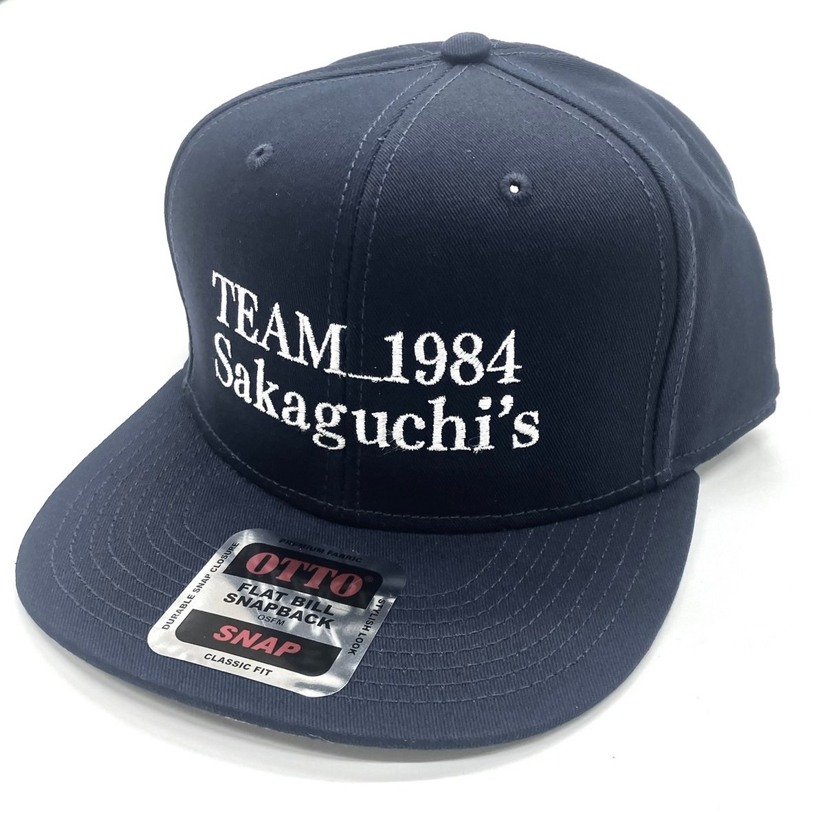 TEAM1984 コットンツイルフラットバイザーキャップ NAVY/NAVY(team1984...