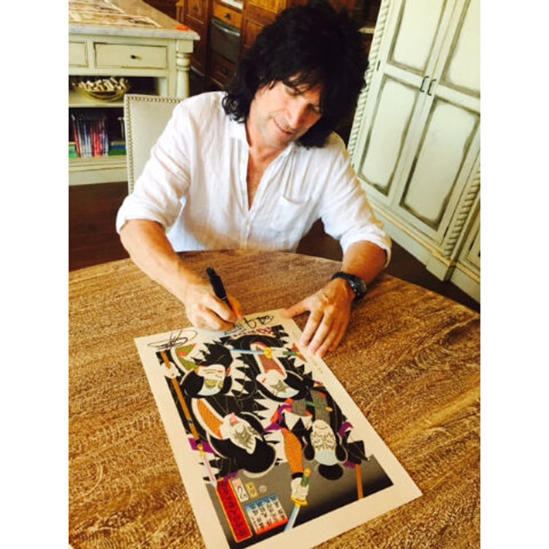 KISS キッス　浮世絵 A4クリアファイル 接吻四人衆大首揃 接吻四人衆大首揃 by UKIYO-E PROJECT | 現代アートの販売・通販