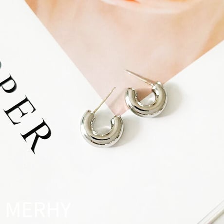 プチホールピアス  Silver925ポスト