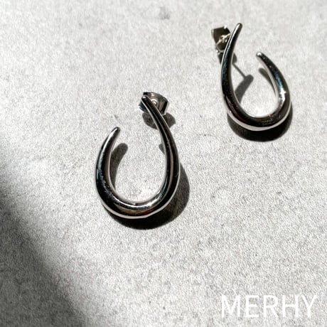 ドリップシェイプピアス　Silver925ポスト