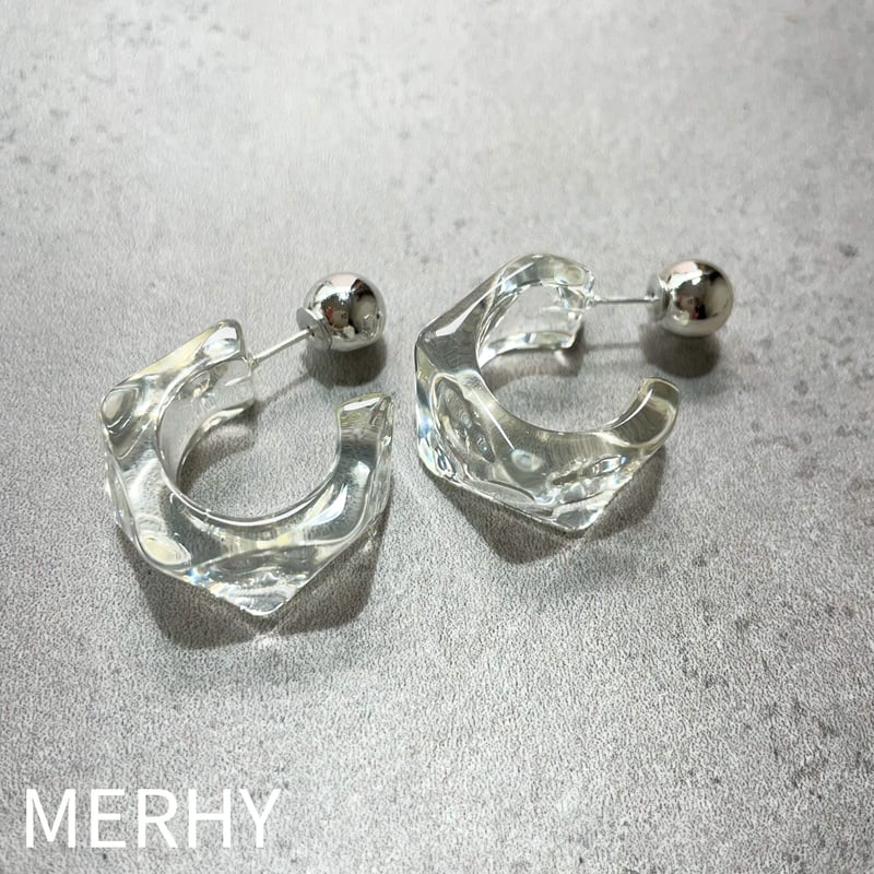 アイスキューブピアス Silver925ポスト | MERHY アイスキューブピアス Silver925ポスト | MERHY