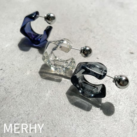 アイスキューブピアス　Silver925ポスト