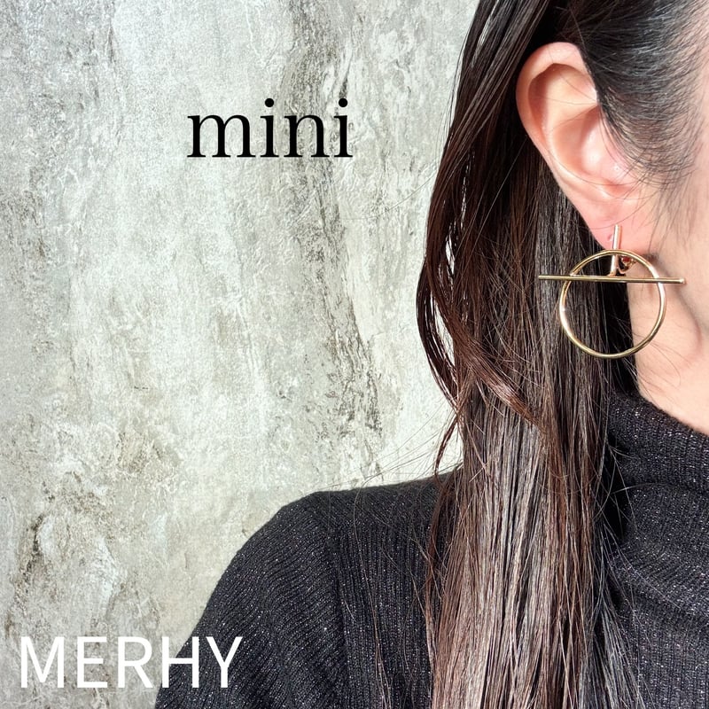 ループピアス HERMES 希少エルメスループピアスMM シルバーフープピアス