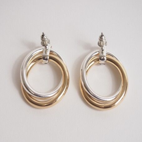 ナッシングアンドアザーズ ガラス スイングピアス シルバーアクセサリー-