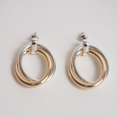 ナッシングアンドアザーズ ガラス スイングピアス シルバーアクセサリー-