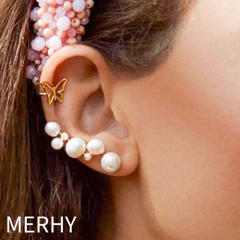 パールイヤーカフピアス | MERHY パールイヤーカフピアス | MERHY