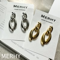 ダブルフープピアス