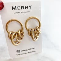 メタルフープピアス