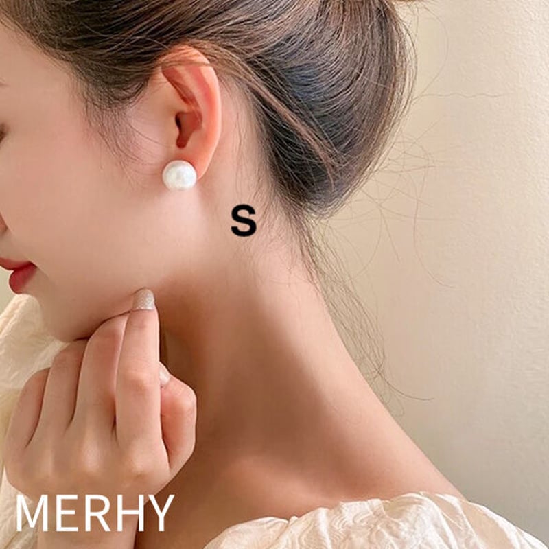 コットンパールピアスS Silver925ポスト | MERHY