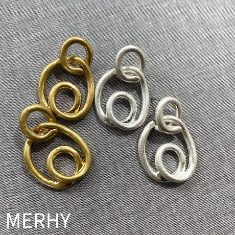 ダブルスパイラルピアス