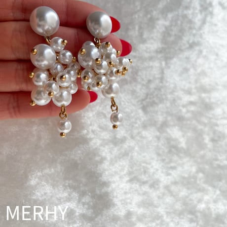 パールシャワーピアス04