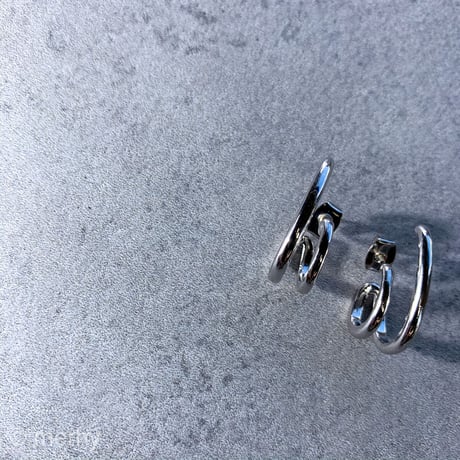シルバーイヤーカフピアスmini　Silver925ポスト