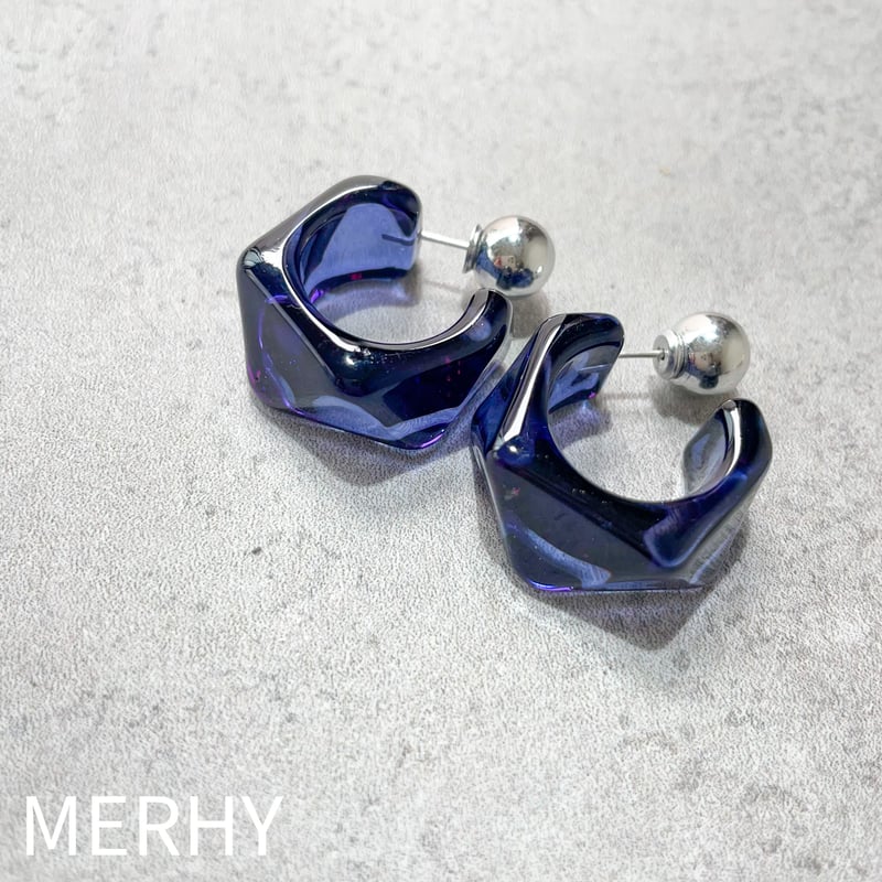 アイスキューブピアス Silver925ポスト | MERHY アイスキューブピアス Silver925ポスト | MERHY