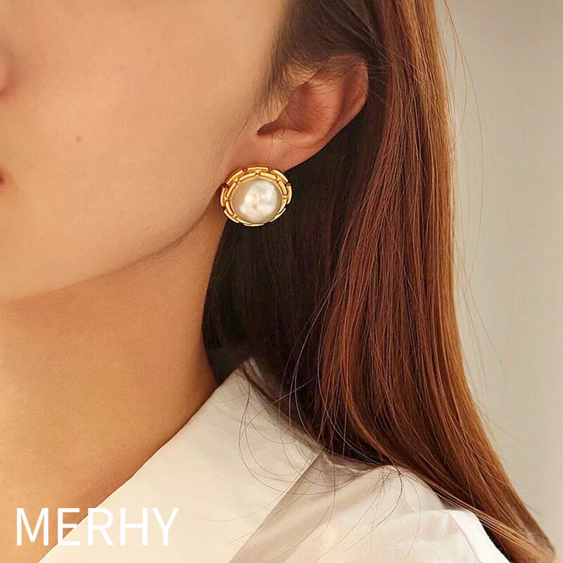 オーロラパールピアス Silver925ポスト | MERHY