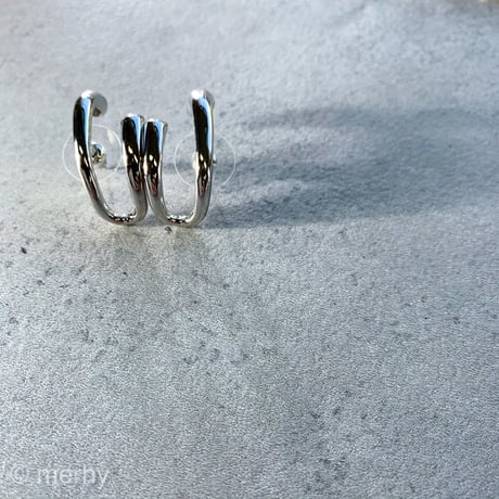 シルバーイヤーカフピアス　Silver925ポスト