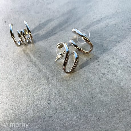 シルバーイヤーカフピアス　Silver925ポスト